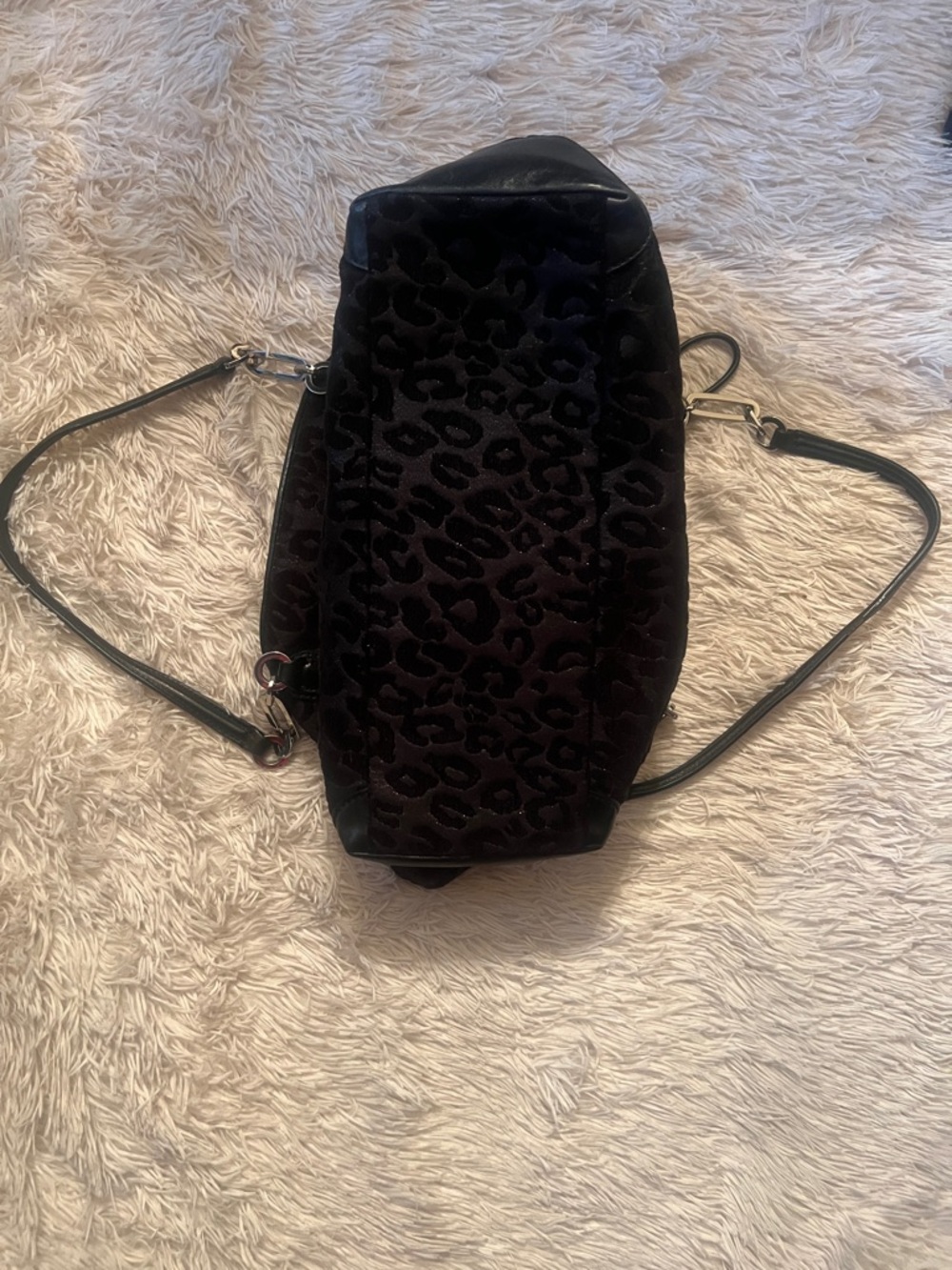 Coach Black Leopard-Print Tote with Leather Straps & Coach Wallet - Picture 7 of 7